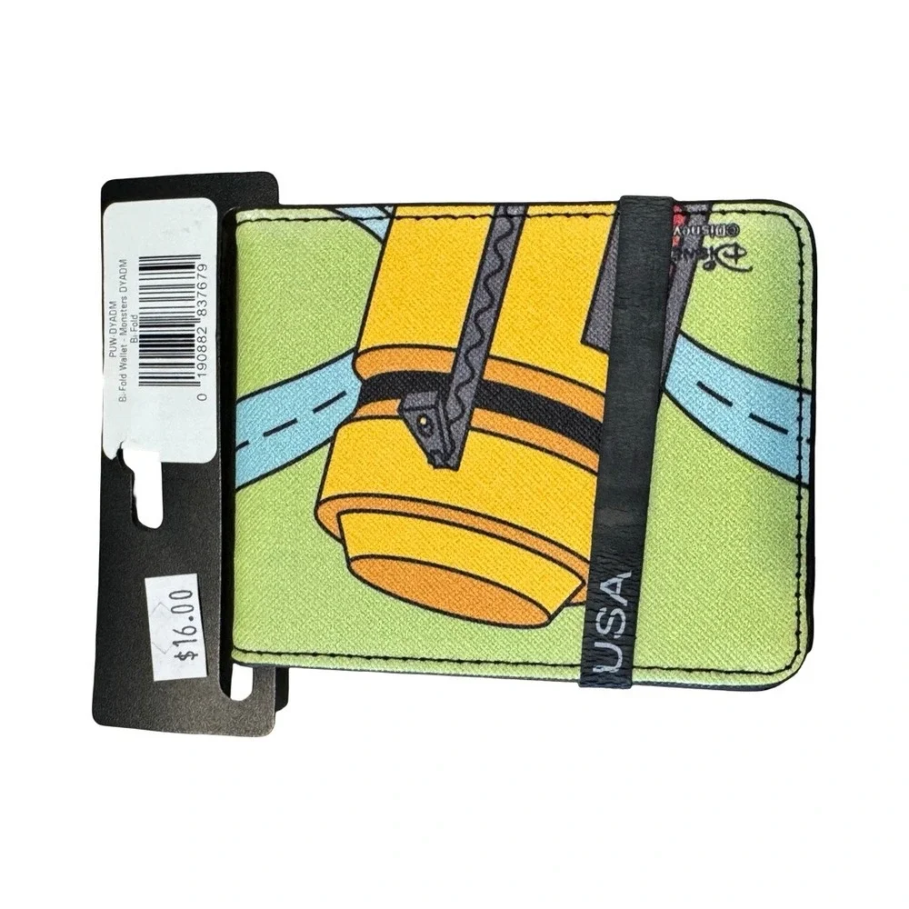 Buckle Down Disney Monsters Inc Mike Wazowski Bifold Wallet NEW